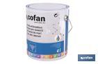 Pintura antihumedad sintética blanca satinada | Protección para paredes y techos | Capacidad: 750 ml y 4 L - Cofan