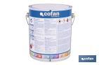Pintura antihumedad sintética blanca satinada | Protección para paredes y techos | Capacidad: 750 ml y 4 L - Cofan