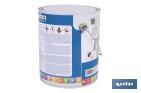 Pintura antihumedad sintética blanca satinada | Protección para paredes y techos | Capacidad: 750 ml y 4 L - Cofan