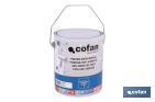 Pintura antihumedad sintética blanca satinada | Protección para paredes y techos | Capacidad: 750 ml y 4 L - Cofan