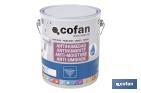 Pintura antihumedad al agua en blanco mate | Solución para paredes y techos | Diferentes capacidades - Cofan