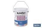 Pintura antihumedad al agua en blanco mate | Solución para paredes y techos | Diferentes capacidades - Cofan