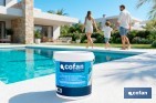 Pintura antideslizante para bordes de piscina | Impermeable, color blanco mate | Capacidad de 4 litros - Cofan
