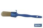 ROUND DOMED PAINT BRUSH WITH SIDE HANDLE | CLASSIC ROUND DOMED BRUSH FOR PAINTER | BLUE PAINT BRUSH