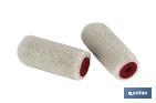 Pack de 2 recambios | Mini rodillo ideal para esmaltar o barnizar | Sistema Antigoteo - Cofan
