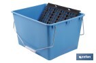 Paint scuttle with tray | Metal handles included | Intended for professional use - Cofan