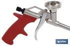 Polyurethane Ultra foam applicator gun | Ergonomic handle | Size: 18cm x ø2mm - Cofan