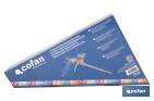 Polyurethane Ultra foam applicator gun | Ergonomic handle | Size: 18cm x ø2mm - Cofan