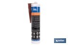 MS polymer sealant | Available in different colours | Cartridge of 290ml - Cofan