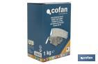 Powder filler | Indoor use | Available in 1kg or 5kg - Cofan