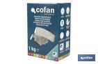 Enduit fin en poudre | Pour une utilisation en extérieur | Format de 1 et 5 kg - Cofan