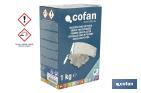 Gesso em Pó Fino | Para Uso em Exterior | Formato de 1 e 5 kg - Cofan