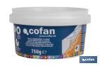 Mastic de rénovation et lissage en Pâte | Pour une utilisation en intérieur | Format de 350 g, 750 g et 5 kg - Cofan