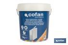 Massa de renovação e regularização em Pasta | Para uso interior | Formatos de 350 g, 750 g e 5 kg - Cofan