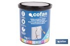 Masilla elástica fibrada | Para uso exterior | Formatos de 1 y 5 kg - Cofan