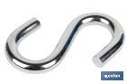 "S" zinc coated hook - Cofan