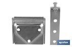 Set of Cupboard Wall Hanger | Zinc-Plated Steel | Size: 53mm - Cofan