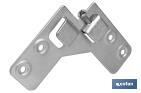 DOUBLE CORNER HOOK BRACKET | ZINC-PLATED STEEL | SIZE: 59 X 59MM