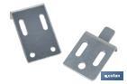 SET OF MIRROR ANGLE BRACKET | SIZE: 30MM | GALVANISED STEEL