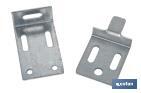 Set of mirror angle bracket | Size: 30mm | Galvanised steel - Cofan