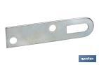 KEYHOLE HANGING PLATE FOR FIXING | SIZE: 17 X 70MM | GALVANISED STEEL