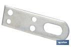 HANGING PLATE FOR FIXING OBJECTS | SIZE: 15 X 50MM | GALVANISED STEEL