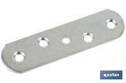 Joining plate bracket for panels | Zinc-plated steel | Fixing accessory - Cofan