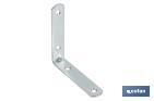 ANGLE BRACKET | AVAILABLE IN DIFFERENT SIZES FOR 90° ANGLE | ZINC-PLATED STEEL