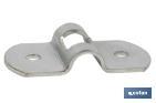 Galvanised steel mounting bracket | Size: 25 x 6mm - Cofan