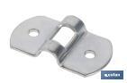 Galvanised steel mounting bracket | Size: 25 x 6mm - Cofan