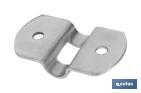 Galvanised steel mounting bracket | Size: 25 x 6mm - Cofan