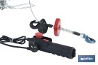 Polipasto eléctrico con parada de emergencia | Altura de elevación: 10/20 m | Protección IP54 | Incluye mando | Disponible en diferentes capacidades de carga - Cofan