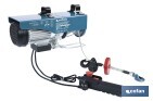 Polipasto eléctrico con parada de emergencia | Altura de elevación: 10/20 m | Protección IP54 | Incluye mando | Disponible en diferentes capacidades de carga - Cofan