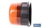 Luz emergencia rotativa 360° | Recargable USB-C | Base magnética | Certificada ECE R65 | Para vehículos industriales y agrícolas - Cofan