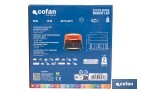 Luz emergencia rotativa 360° | Recargable USB-C | Base magnética | Certificada ECE R65 | Para vehículos industriales y agrícolas - Cofan