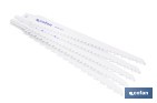Hojas de sierra de sable universales HCS para madera seca, aglomerado y plásticos | Disponibles en diferentes longitudes - Cofan