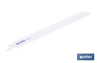 Hojas de sierra de sable universales bimetal para metales de 2 a 4 mm de espesor | Disponible en diferentes longitudes y pasos - Cofan