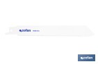 Hojas de sierra de sable universales bimetal para metales de 1,5 a 3 mm de espesor | Disponibles en diferentes longitudes - Cofan