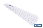 Hojas de sierra de sable universales bimetal para metales de 1,5 a 3 mm de espesor | Disponibles en diferentes longitudes - Cofan