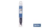 Hoja de sierra de sable para metal duro y acero inox. adecuada para metales duros de 2 a 4 mm de espesor | Uso profesional - Cofan