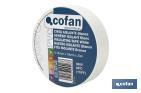 Fita isoladora | 180 microns | Cor Branco | 19 mm x 20 metros - Cofan