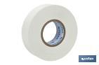 Insulating tape 180 microns | White | Resistant to voltage, heat and different acids and alkaline materials - Cofan