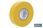 Isolierband Gelb aus PVC 20m x 19mm - Cofan