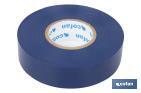 Insulating tape 180 microns | Blue | Resistant to voltage, heat and different acids and alkaline materials - Cofan