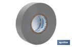 Insulating tape 180 microns | Grey | Resistant to voltage, heat and different acids and alkaline materials - Cofan