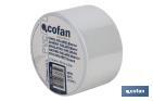 Nastro isolante 130 micrometri | Bianco | Resistente alla tensione, al calore e a vari acidi e alcalini - Cofan