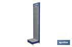  VERTICAL PEGBOARD DISPLAY STAND 2200X500X460MM