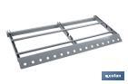 SET EXPOSITOR DE CUERDAS Y CADENAS CON BARRA DE CARGA | MATERIAL: ACERO | MEDIDOR INTEGRADO PARA BOBINAS | ORGANIZACIÓN EFICIENTE Y SEGURA | MEDIDAS: 50 X 1000 X 70 MM