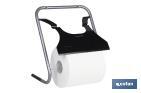 DISPENSADOR PORTA BOBINAS DE PAPEL PARA LA PARED | PARA ROLLO DE PAPEL | TAMAÑO INDUSTRIAL