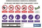 Site Rule Sign | Health and safety rules for greenhouses | Size: 1,000 x 700mm - Cofan